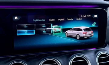 Mercedes Klasa E W213 Kombi Facelifting 2.0 E200 197KM 2020 Mercedes-Benz Klasa E AMG line PANORAMA skory el klapa KAMERA ambiente FUL, zdjęcie 21