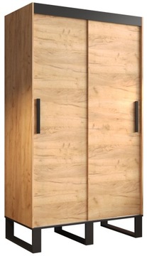 Szafa przesuwna LOFT 120 cm styl INDUSTRIALNY