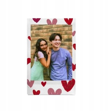 Вставки Instax MINI Heart Sketch 10 ФОТО Пленка 11 12 Сердец, Розовые Сердца