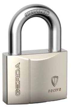 Навесной замок GERDA SECURE KSWS 60MM - 3 ключа