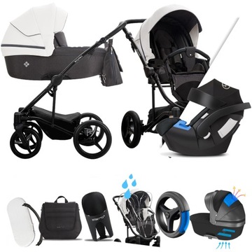 WÓZEK BEBETTO 3W1 TORINO 01 CZ I + CYBEX ATON 5