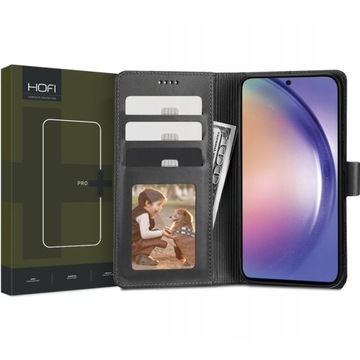WALLET ETUI CASE SKÓRZANE NA GALAXY A54 5G + SZKŁO