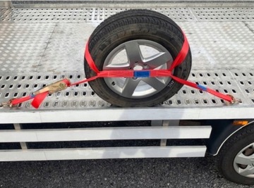 4 ремня длиной 5 м с поворотным крюком для подтяжки, 5 зуб./50 мм, 4 % эвакуатор