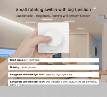 Пульт дистанционного управления MiBoxer K1 с белым светодиодом и диммером