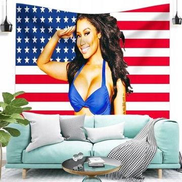 150*100cm gobelin Nicki Minaj Flag American USA Ba