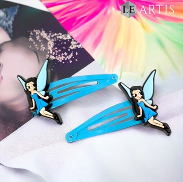 Запонки металлические детские с резиновым декором.