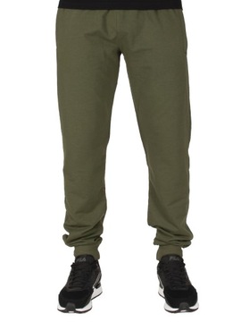 Dres spodnie męskie dresowe XL khaki ze ściągaczem jogger