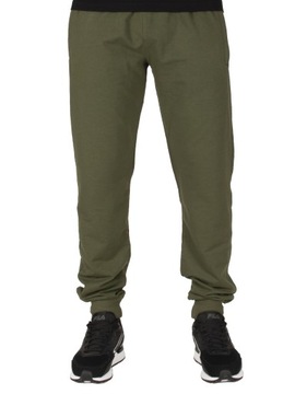 Dres spodnie męskie dresowe XXL khaki ze ściągaczem jogger