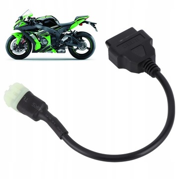 ADAPTER PRZEJŚCIÓWKA KABEL OBD2 6Pin Kawasaki