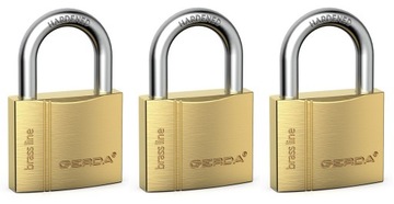 GERDA 3 KŁÓDKI NA 1 KLUCZ SYSTEM JEDNEGO KLUCZA 50