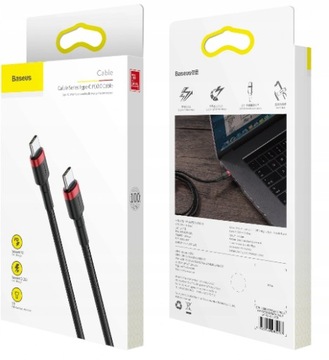 ПОДАЧА ПИТАНИЯ USB-C 60 Вт QC 3.0 КАБЕЛЬ BASEUS 2 М