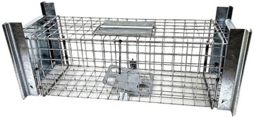 Żywołapka na kuny tchórze szczury norki 50x17x17cm