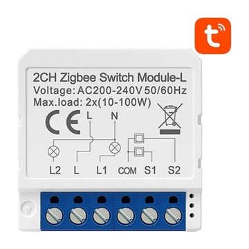 AVATTO ZIGBEE INTELIGENTNY PRZEŁĄCZNIK DOPUSZKOWY BEZ N PODWÓJNY