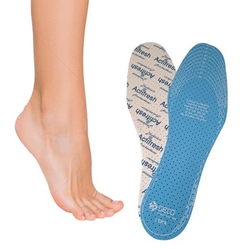 Przeciwpotne Wkładki do Butów Obuwia Antybakteryjne SECO ActiFresh 36-46