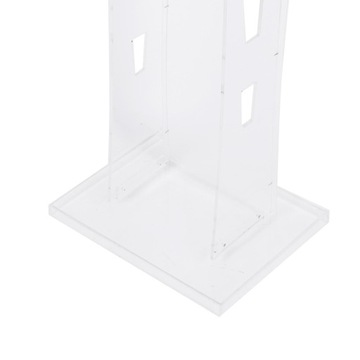 Платформа для проведения конференций на стоячем акриловом подиуме. Прозрачный праздник