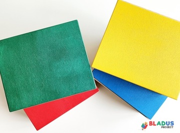 Красочные цилиндры Монтессори, буковые цилиндры