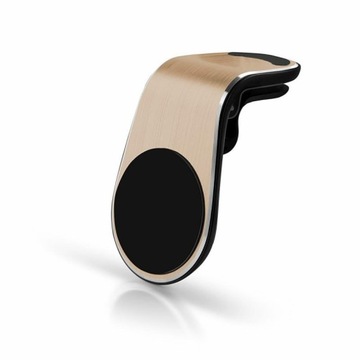 UCHWYT MAGNETYCZNY SAMOCHODOWY DO KRATKI ZŁOTY KLIPS