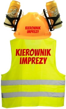 ZESTAW KAMIZELKA HEŁM NA WIECZÓR KAWALERSKI Y4