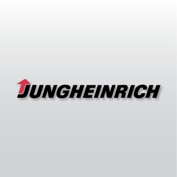 Naklejka napis na wózek JUNGHEINRICH do 40cm 2 szt