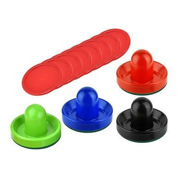 4 толкателя для аэрохоккея и 8 толкателей шайбы