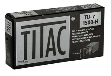 Скобы пластиковые TITAC TU-7 1500 шт.
