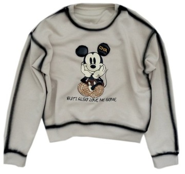 Włoska bluza ombre Myszka Miki Mickey Mouse miś U