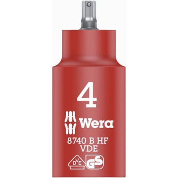 WERA nasadka HX 4 VDE Imbus 3/8 cala Zyklop 8740 B 05004900001