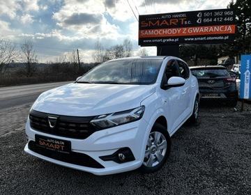 Dacia Sandero III Hatchback 5d 1.0 TCe 90KM 2021 Dacia Sandero 1.0 Benzyna + Gaz / Klim / Ledy, zdjęcie 2
