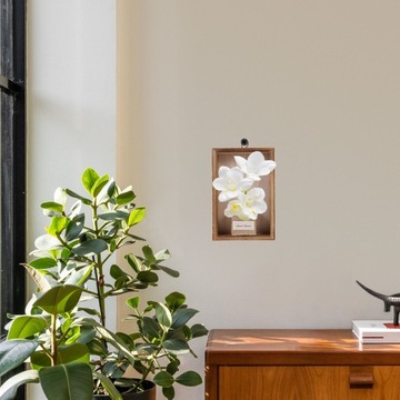 WISZĄCA RAMKA NA ZDJĘCIA DONICZKA DONICZKI OWOCE SUSZONE KWIATY 2 SZT.