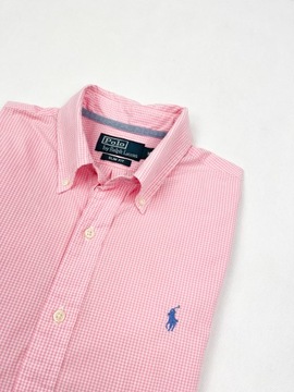 Polo Ralph Lauren różowa koszula M slim fit.