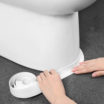 Самоклеящаяся водонепроницаемая уплотнительная лента для ванн, душевых поддонов и умывальников