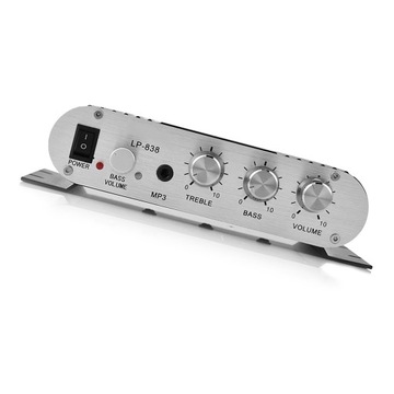 АВТОМОБИЛЬНЫЙ УСИЛИТЕЛЬ MINI HIFI АУДИО СТЕРЕО, ЧЕРНЫЙ