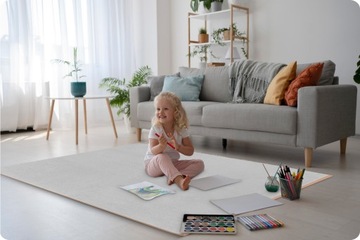 КОВР ПАЗЛ Коврик из пеноматериала 60х60см 6 шт. серый