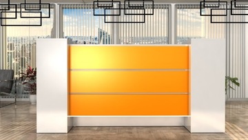 Стойка ресепшн R43 LED 250х200см с подсветкой