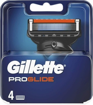 4 x WKŁADY ostrza GILLETTE FUSION PROGLIDE nożyki