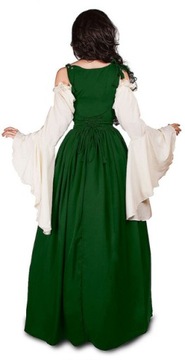Średniowieczna renesansowa sukienka vintage