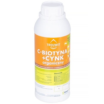 Witaminy dla kur drobiu Biotyna + Cynk Trouwit 1 l