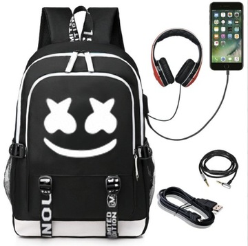 Plecaki Szkolne Stars Leon Spike Backpack NOWA USB