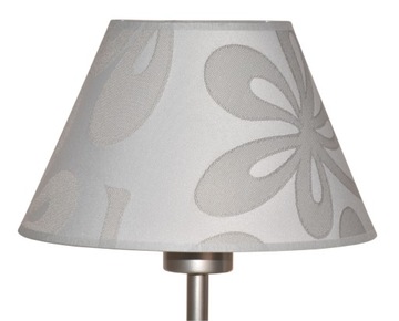 ABAŻUR DO LAMPY KLOSZ STOŻEK SREBRNY MAROSA 25 E27