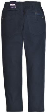 F26 Темно-синие удобные формальные брюки с эластичной резинкой на талии 158/164/170