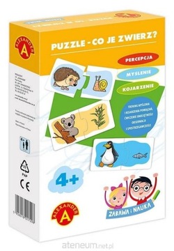Zabawa i Nauka - Puzzle Co je zwierz ALEX
