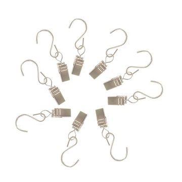 ZACISKI DO ZASŁON ZEWNĘTRZNE HACZYKI DO WIESZAKA 50