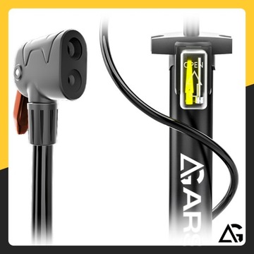 НАПОЛЬНЫЙ АВТОМОБИЛЬНЫЙ ВЕЛОСИПЕДНЫЙ НАСОС С МАНОМЕТРОМ ДЛЯ ВЕЛОСИПЕДНЫХ МЯЧИКОВ