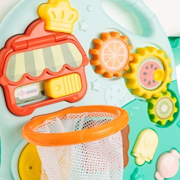 ИНТЕРАКТИВНЫЙ НАСТОЛЬНЫЙ САМОКАТ WALKER PUSHER ОБРАЗОВАТЕЛЬНАЯ ПАНЕЛЬ 4 В 1