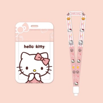 Набор держателей для карточек Sanrio Cute Girl Heart Hello Kitty, удостоверение личности врача и медсестры