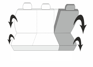Чехлы на автомобиль TOYOTA RAV4 II (2000-2005)