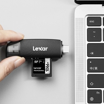 Устройство чтения карт памяти Lexar Dual Slot USB-A/C SD и microSD