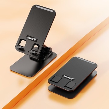 Toocki Regulowany uchwyt na telefon stacjonarny 360° Czarny ZX360