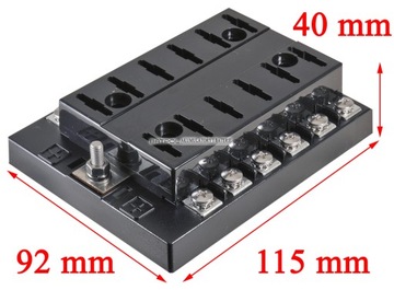 РОЗЕТКА ДЛЯ ПРЕДОХРАНИТЕЛЕЙ UNIVAL X12