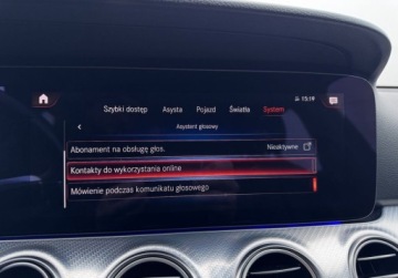 Mercedes Klasa E W213 Kombi Facelifting 2.0 E200 197KM 2021 Mercedes-Benz Klasa E Hybr 9G LIFT Full Led Skora Duza Navi Virtual Ambien, zdjęcie 37